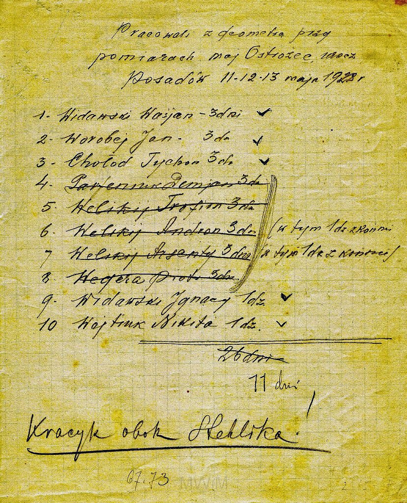 KKE 5962-8.jpg - Dok. Reforma rolna, Ostrożec, gmina Malin, powiat Dubno, 1926/1931 r.